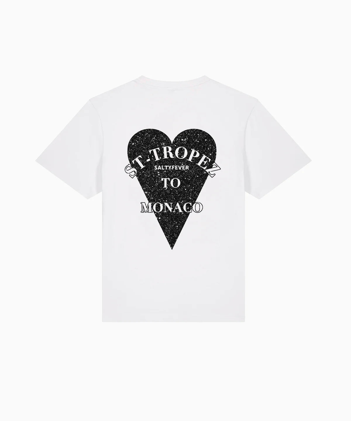 Saint Tropez Monaco Blanc/Noir - Tee shirt